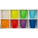 thumbnail of EXACOMPTA Cestino gettacarte Ecobin 45319D, capacità 15 litri, in polipropilene, (PxlxAlt) 26,3x26,3x33,5 cm, gamma Chromaline, Viola. Conf. da 8 pz.