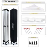 thumbnail of Easy up zelt 3x3 m - mit 3 Wänden - Weiß