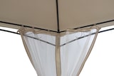 thumbnail of Tarrington House Pérgola hexagonal INGRIDA, acero / poliéster revestido de PU, 3.9 x 3.1 x 2.84 m, con ventilación de aire, protección UV50+, beige