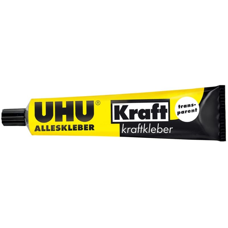 UHU Alleskleber Kraft transparent, lösemittelhaltig, 125 g