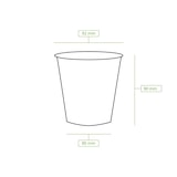 thumbnail of greenbox - Eisbecher aus Pappe XL, 300 ml, max. 400 ml, Ø 92 mm, braun, 1000 St.