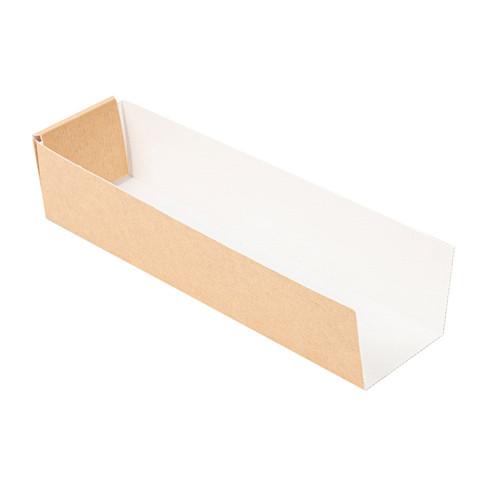 Garcia de Pou 200 unités - Pelles Hot Dog 'Thepack' 220 G/M2 4,7X18,2X4 Cm Naturel Carton Ondulé Nano-Micro