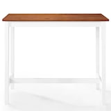 thumbnail of Helloshop26 - Table haute mange debout bar bistrot  bois massif 108 cm 0902080/2
