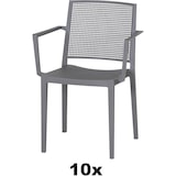 thumbnail of Siena  Garden Square Stapelsessel objektgeeignet 10x grau