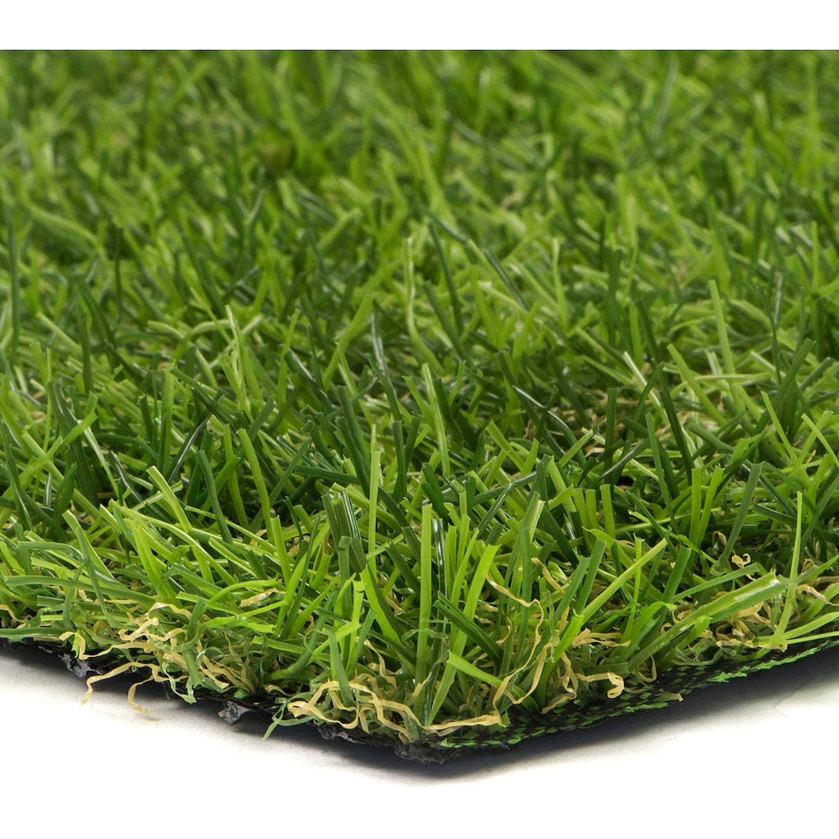 Prato Sintetico Manto Erboso Erba Finta Realistica Giardino 4 Sfumature di Colore Tappeto Erboso Sintetico Anti UV Atossico Drenante 20mm 1x5mt 5mq