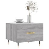 thumbnail of vidaXL Couchtisch Grau Sonoma 50x50x40 cm Holzwerkstoff