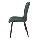 thumbnail of Chaise velours couleur Forest assise L88.5 X 55.5 X H47cm