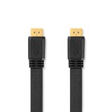 thumbnail of Nedis High Speed ​​HDMI  Kabel mit Ethernet - HDMI Stecker - HDMI Stecker - 4K@30Hz - 10.2 Gbps - 2.00 m - Flach - PVC - Schwarz - Label