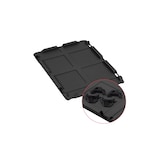 thumbnail of PROREGAL SparSet 5x Eurobox NextGen Color mit Auflagedeckel & Verschlüsse, HxBxT 17x30x40cm, 16L, Schwarz, Griffe schwarz zu, Eurobehälter