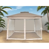 thumbnail of Pavillon Gartenpavillion Pergola Metall Outdoor Kleopatra 335x335x270cm faltbar