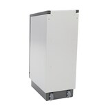 thumbnail of PROREGAL Feuersicherer Wertstoffsammler Connector Bin mit Hebedeckel | 55 Liter, HxBxT 81,6x30,3x45,2cm | Aluminium | Anthrazit / Grau