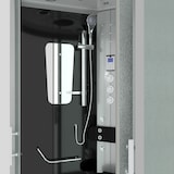 thumbnail of Dampfdusche Duschtempel Sauna Dusche Duschkabine D46-23M3-EC 100x100 cm mit 2K Scheiben Versiegelung