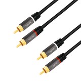 thumbnail of LogiLink Stereo Cinch Audio Kabel, 2 x 2 Cinch Stecker, 1m  1 Stück