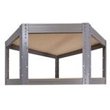 thumbnail of shelfplaza PRO Eckregal 180x70x40 cm in grau mit 5 Böden und 200 kg Traglast pro Boden