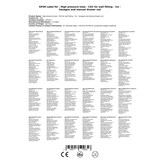thumbnail of Hochdruckschlauch - CO2 für Wandarmatur - 1m - Sechskant und Handanzugsrändelmutter