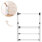 thumbnail of Max Home Estendal dobrável de 3 alturas 40-75x37x104 cm com barra extensível