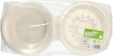 thumbnail of 25 Feinkost- und Salatschalen mit Klappdeckel PP rund 1400 ml 11,4 cm x 22 cm x 21,5 cm transparent mit Dipfach