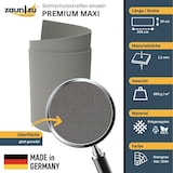 thumbnail of zaun|zu® Sichtschutzstreifen Premium Maxi für Doppelstabmatten 24cm hoch Steingrau 2,05m