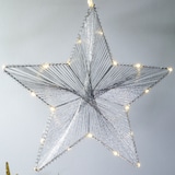 thumbnail of Deko-Stern 20 LED, 40 cm silber