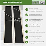 thumbnail of TRUTZHOLM Rollstuhlrampe 183 cm Traglast 272 kg Alu 2-fach klappbar Friktionsbeschichtet Kofferrampe