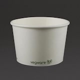 thumbnail of Tazón compostable para sopa o hielo - Vegware - Set de 500 - Blanco - L- A- P- H- Caja de cartón biodegradable