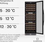 thumbnail of Klarstein Vinovilla Trio Weinkühlschrank | 144 Flaschen | 3 Zonen | 38 dB | 12 Regale | Kompressor | 413 Liter Edelstahl