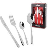thumbnail of MAGEFESA VERA Cubertería de 16 Piezas Fabricada en Acero Inoxidable, 4 Comensales y Formada por Cuchillos de Mesa, Tenedores, Cucharas y Cucharillas