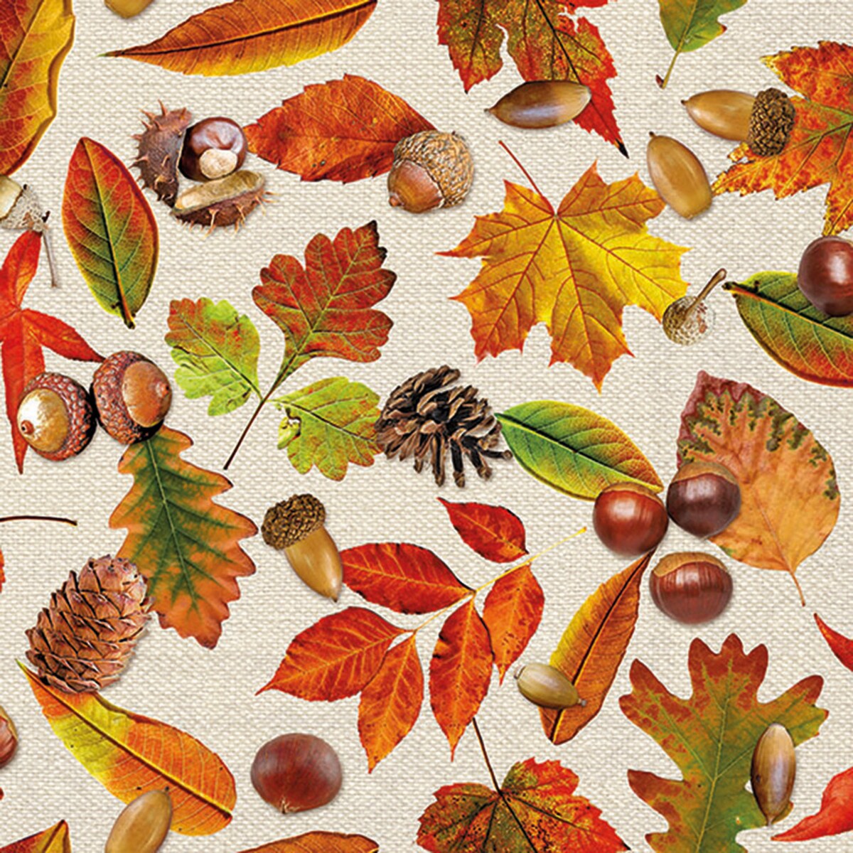 Ambiente 20 Servietten Papier 33x33cm 3-lagig - hochwertige Einweg Papierservietten mit Herbstzeit Motiv Partyservietten Motivservietten Tischdeko