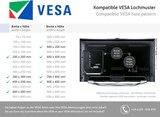 thumbnail of Erard Applik XXL 45040 flache Monitor Wandhalterung bis 100Zoll bis 120kg