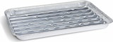 thumbnail of 100x Alu-Grillpfannen Grillschalen BBQ 34.4 x 22.4cm mehrfach verwendbar