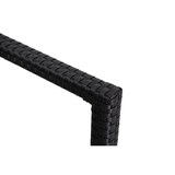 thumbnail of METRO PROFESSIONAL Cadeira empilhável Barbados com braços, rattan PE, preto