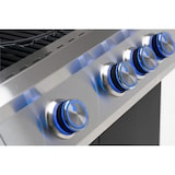 thumbnail of Tarrington House gasbarbecue met 3+1 branders Paxton, 125 x 53 x 113 cm, met zijtafel en wielen, poedergecoat staal, zwart