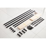 thumbnail of Somier de láminas 140x190 cm sobre Patas para cama de 2 plazas 7 Pies 40 Listones de Madera en contrachapado kit de somier para montar (140x190)