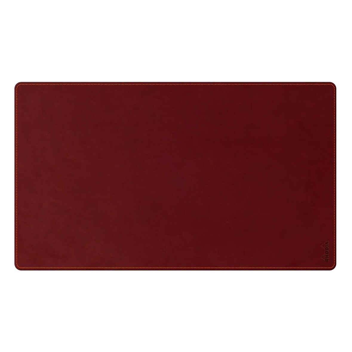 Rhodiarama, weiche/flexible Schreibunterlage M (80x40 cm) aus italienischem Kunstleder, gerollt in Schachtel aus Kraft - Weinrot 194271C