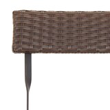 thumbnail of vidaXL Bistrostühle 6 Stk. Klappbar Braun Poly Rattan und Stahl
