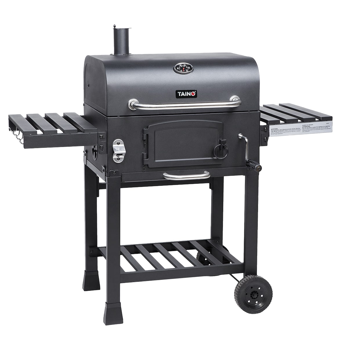 TAINO HERO XL Smoker BBQ GRILLWAGEN Holzkohle Grill Standgrill Räucherofen Kohle