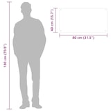thumbnail of vidaXL Küchenrückwand Transparent 80×40 cm Hartglas