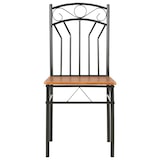 thumbnail of Sillas de comedor 6 unidades MDF marrón