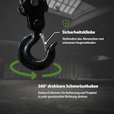 thumbnail of Kettenzug rund 3 t Tragkraft - 3 m Hubhöhe - Einzelbremse HSZ Flaschenzug Hebezug Hebetechnik