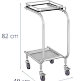 thumbnail of Uniprodo Müllsackständer - Silbern - Rollen: 4 (mit 2 Bremsen)