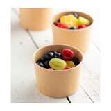 thumbnail of MONOUSO - Contenitore di Cartone Kraft-Kraft Dessert 250ml Ø9,0cm (500 Pezzi)