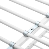 thumbnail of vidaXL Etagenbett Weiß Metall 90×200 cm