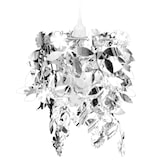 thumbnail of Blätter Pailletten Anhänger Kronlampe Silbern