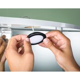 thumbnail of Paulmann Éclairages encastrés LED pour meubles Kit de 3  rond 65mm 3x2,5W 3x180lm 230/12V  4000K Noir mat 93122