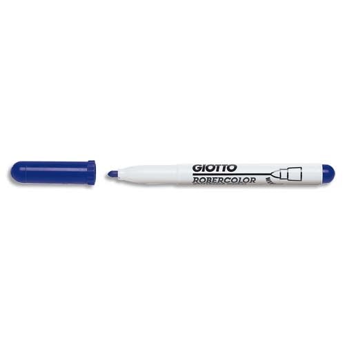 GIOTTO Feutre effaçable à sec pointe ogive moyenne 4mm Bleu
