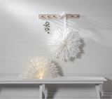 thumbnail of Papierstern Eisblume Weihnachtsstern Faltstern 70cm Dekostern Leuchtstern weiß