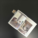 thumbnail of Restootab - Tischplatte Ø70 Dekor schwarz Kanten in Holzoptik