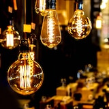 thumbnail of Glühbirne LED  Drop E27 4W Equi.17W 160lm Dimmbar 2100K Gold 15000H 7hSevenOn Vintage