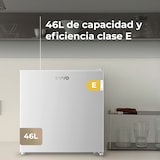 thumbnail of Frigorífico Mini EVVO F22, 46 L, Blanco, Compacto y bajo consumo