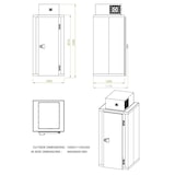 thumbnail of Mini chambre frigorifiques négatif - Combisteel